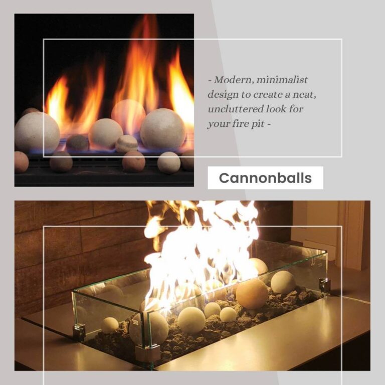Fire pit Cannonballs