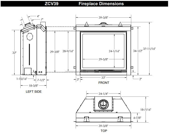 Fireplace Dimensions
