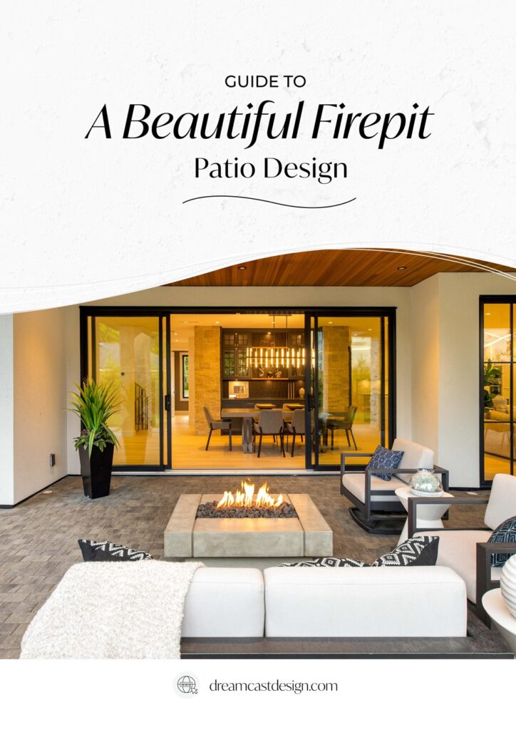 Patio guide fire pit