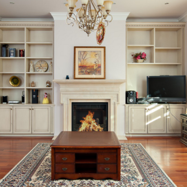 Whistler fireplace mantel