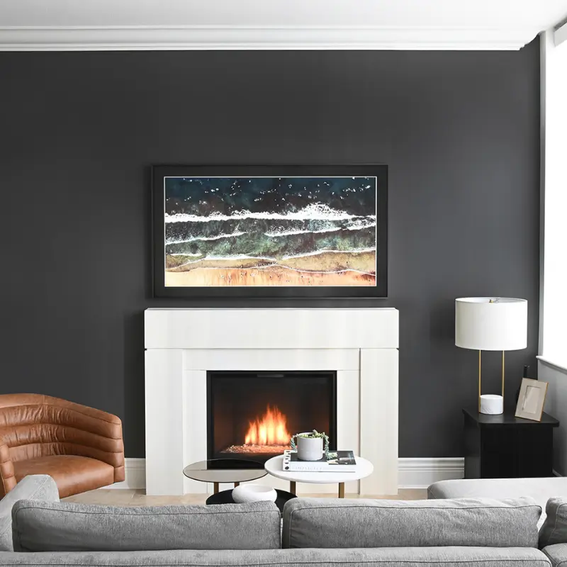 Tori concrete mantel