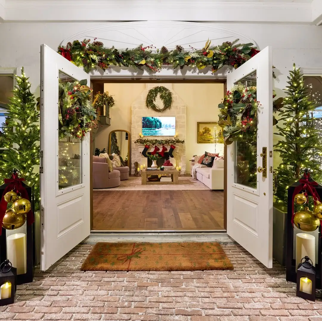 French country mantel Tyler